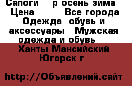 Сапоги 35 р.осень-зима  › Цена ­ 700 - Все города Одежда, обувь и аксессуары » Мужская одежда и обувь   . Ханты-Мансийский,Югорск г.